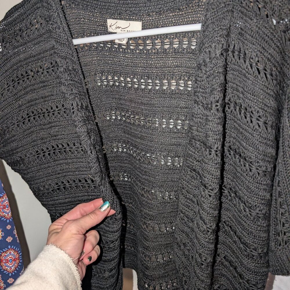 Kim rogers knit shirt sweater